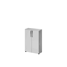 Flügeltürenschrank - 3 OH, Weiß/ Weiß, Montageservice