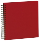 Fotospiralbuch SOHO - 23 x 23 cm, 60 Seiten, rot