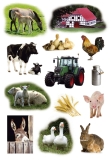 3358 Sticker DECOR Bauernhoftiere