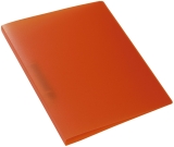 Schulordner - A4, 2-D-Ring Ø25 mm, transluzent orange