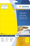 5058 Etiketten - gelb, 105 x 42,3 mm, Papier, matt, 280 Stück, ablösbar
