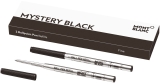 Kugelschreibermine - F, 2 Minen, mystery black