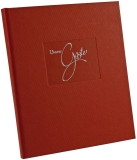 Gästebuch Seda - 23 x 25 cm, 176 Seiten, rot