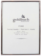Bilderrahmen Fine, für 13x18cm, Metall, silber