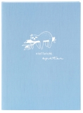 Notizbuch frech & frei - A5, dotted, 200 Seiten, hellblau