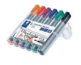 Lumocolor® 356 flipchart marker - Rundspitze, 6 Farben sortiert