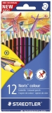 Farbstifte Noris® colour - 3 mm, Kartonetui 12 Farben