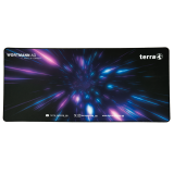 TERRA Mousepad XXL PURE Gaming black/black schwarze Umkettelung, 900 x 400 x 3 mm
