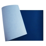BEE BLUE Schreibunterlage - 80 x 40 cm, hell-/dunklblau, einrollbar, doppelseitig nutzbar