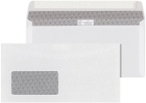 Briefumschläge DIN lang (220x110 mm), mit Fenster, selbstklebend, 72 g/qm, 25 Stück