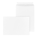 Versandtasche - C5, weiß, ohne Fenster, haftklebend, 100 g/qm, 500 Stück