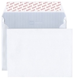 Versandtasche documento - C5 plus, weiß, 120 g/qm, Haftklebung, 20 mm Seitenfalte