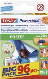 Powerstrips® Poster - ablösbar, Tragfähigkeit 200 g, weiß, 96 Stück