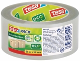 Packband tesapack® Eco & Ultra Strong ecoLogo® - PET, 50 mm x 66 m, transparent