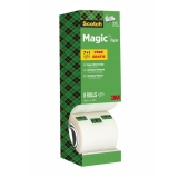 Klebeband Magic™ 810 - Zellulose Acetat, unsichtbar, beschriftbar, 33mx19mm, 8 Rollen