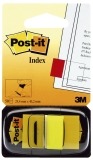 Index Standard-Typ 680 - 25,4 x 43,2 mm, gelb