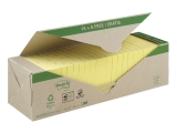 Haftnotizblock Recycling Notes - 76 x 76 mm, gelb, 24x 100 Blatt