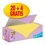Haftnotiz Super Sticky Notes Promotion - 76 x 76 mm, gelb, 24x 90 Blatt