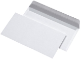 Briefumschläge DIN lang (220x110 mm), ohne Fenster, haftklebend, 80 g/qm, 25 Stück