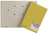Unterschriftsmappe Color - 20 Fächer, PP kaschiert, gelb