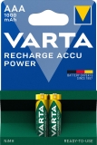 Rechargeable Accu Power - Micro/AAA, 1,2 V, 1000 mAh, 2er-Bister