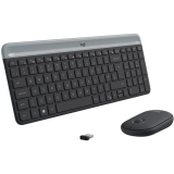 Tastatur + Maus MK470 Slim - kabellos grafit