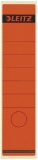 1640 Rückenschilder - Papier, lang/breit, 100 Stück, rot