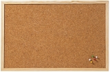 Kork-Pinntafel - 80 x 60 cm, braun