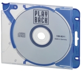 CD-Hardbox QUICKFLIP® COMPLETE, für 1 CD/DVD, blau, 5 Stück