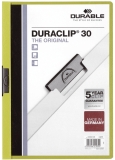 Klemm-Mappe DURACLIP® 30 - A4, grün