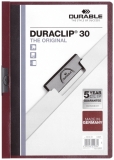 Klemm-Mappe DURACLIP® 30 - A4, aubergine/dunkelrot