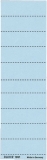 1901 Blanko-Schildchen - Karton, 100 Stück, blau