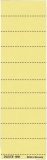 1901 Blanko-Schildchen - Karton, 100 Stück, gelb