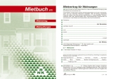 Mietbuch Wohnungsmietvertrag, 32 Seiten, Maße (BxH): 12 x 17 cm