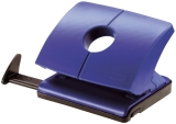 Locher B216 - 16 Blatt, 2-fach Lochung, Anschlagschiene, blau