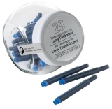 Tintenpatrone LTP für Lamy-Füllhalter - königsblau, 25 Stück Glas