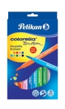 Fasermaler Colorella® Brushpen - 10 Farben, 0,8 - 8 mm, sortiert
