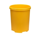 Großpapierkorb KLASSIK XXL - 50 Liter, rund, extra stabil, gelb