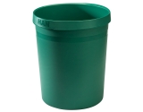 Papierkorb GRIP KARMA - 18 L, rund, Recyclingmaterial, öko-grün