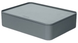 SMART-ORGANIZER ALLISON Utensilienbox mit Innenschale und Deckel - dark grey/granite grey
