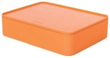 SMART-ORGANIZER ALLISON Utensilienbox mit Innenschale und Deckel - snow white/apricot orange
