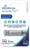 USB Stick 3.0 - 128 GB, Kombo-Stick mit USB Type-C™ Stecker, silber