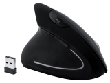 Maus MROS232 - ergonomisch, 6 Tasten, optisch, kabellos, schwarz