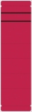 Ordnerrückenschilder - breit/lang, sk, 10 Stück, rot