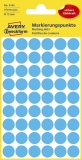 3142 Markierungspunkte - Ø 12 mm, 5 Blatt/270 Etiketten, blau