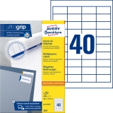 3657 Universal-Etiketten ultragrip - 48,5 x 25,4 mm, weiß, 4.000 Etiketten, permanent
