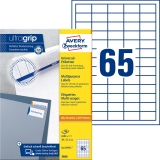 3666 Universal-Etiketten ultragrip - 38 x 21,2 mm, weiß, 6.500 Etiketten, permanent