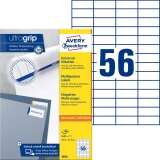 3668 Universal-Etiketten ultragrip - 52,5 x 21,2 mm, weiß, 5.600 Etiketten, permanent