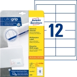 4781 Universal-Etiketten ultragrip - 97 x 42,3 mm, weiß, 360 Etiketten, permanent