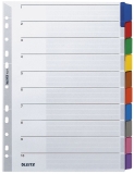 4321 Register - blanko, Karton, A4, 10 Blatt, Taben 10-farbig
